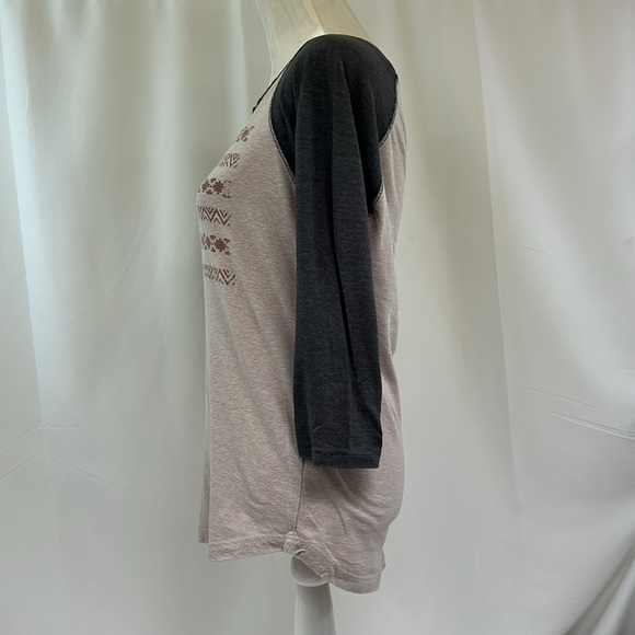 Billabong American Flag Baseball T-Shirt Size Medium - Picture 4 of 9